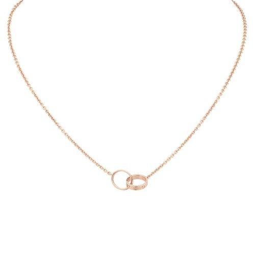 cartier项链价格,cartier钻石项链 【包税】cartier/卡地亚 经典love项链 18k金玫瑰金项链 b7212300
