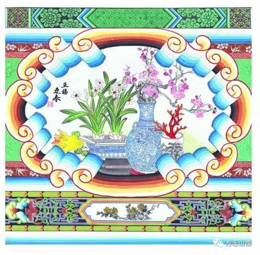 建筑彩绘(炕围画)
