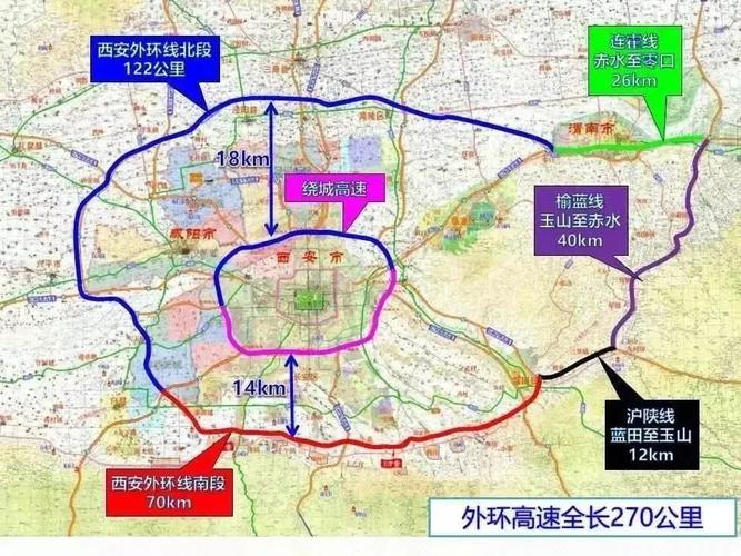 外环高速全线通车后,将极大缓解西安绕城高速公路交通压力,对拉大西安