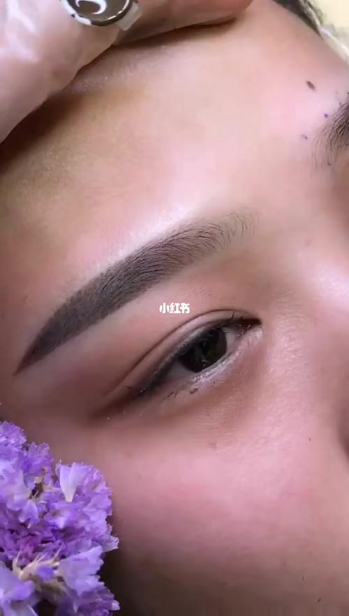 气质一字眉73_一字眉_眉毛_眉笔_纹眉_扬州半永久_美妆_医美整形