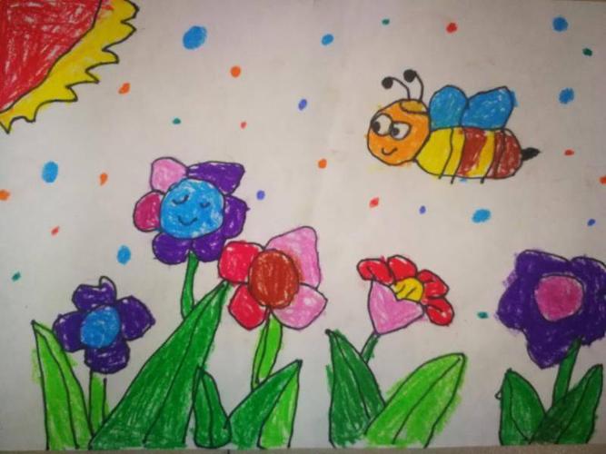 "美丽的春天"--阳光小学附属幼儿园2019年春幼儿绘画比赛.