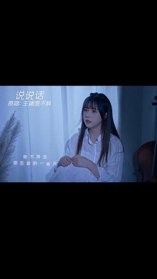 翻唱林小珂说说话我们说说话吧像刚认识那样