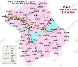 怀来县地图