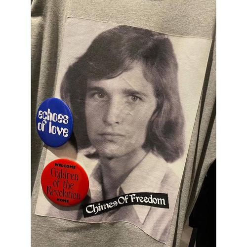 raf simons/拉夫西蒙 清仓 灰色头像短袖tee2022新款秋冬女士体恤