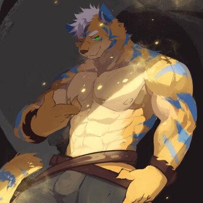 头像男卡通兽人