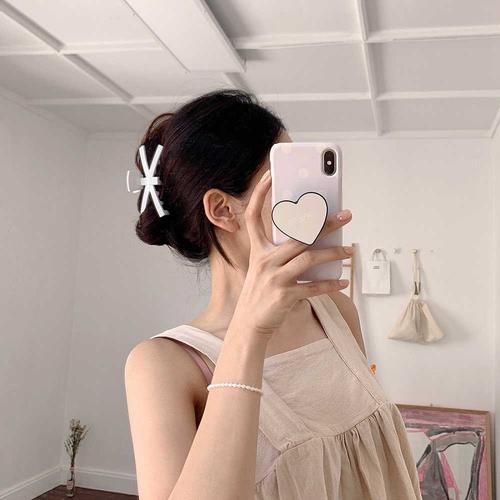 懒人专属,韩妞超仙气【鲨鱼夹发型】盘点.