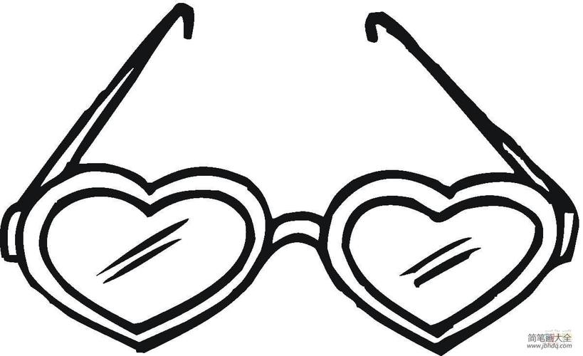 心形眼镜