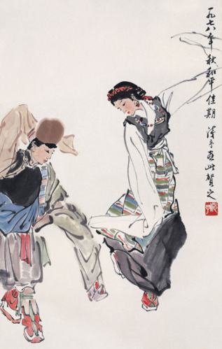 幽默豁达的人物画大师叶浅予