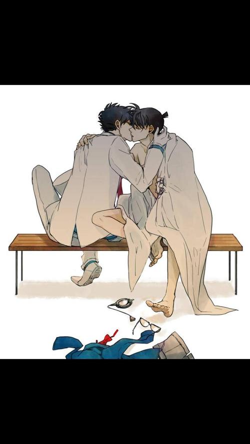 柯南基德cp接吻图片