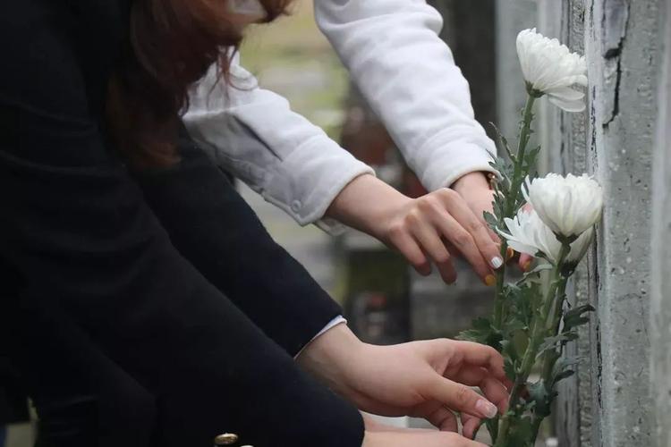 为吴振东烈士扫墓献花