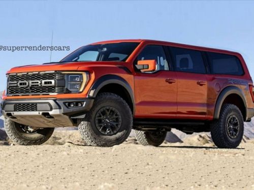 福特f-150猛禽改装版车型渲染图海外曝光