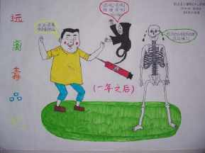 怎么画大型禁毒的手抄报 怎么画手抄报