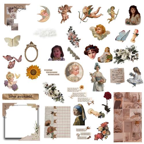 分享一些复古风素材有人需要吗