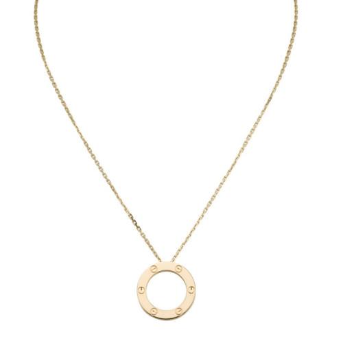 【包税】cartier/卡地亚 经典love18k金黄金项链 b7014200