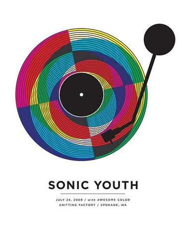idlebeats的相册-sonic youth 演唱会丝印海报