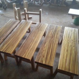 非洲黄花梨长条凳子实木奥坎板凳实木红花梨巴花中式茶桌仿古原木