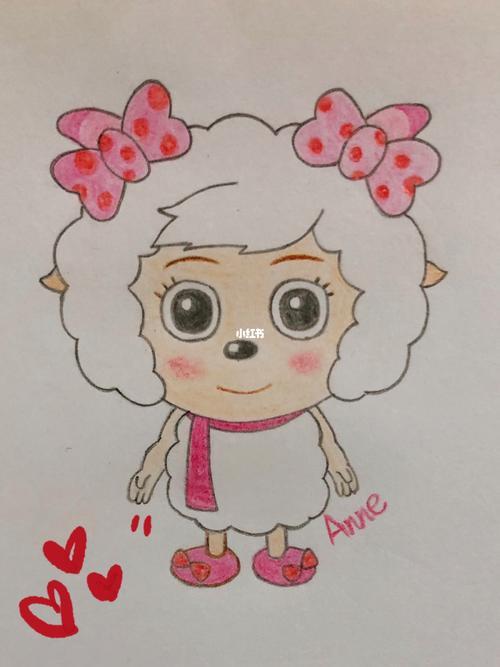 美羊羊简笔画图片