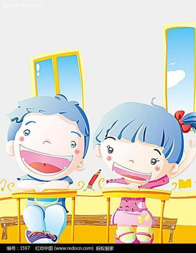 小学生上课简笔画小学生上课小学生上课卡通图片