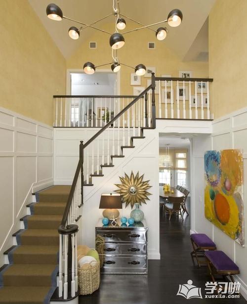 100平方农村别墅设计效果图    2.住宅楼梯装修实景设计图纸    3.