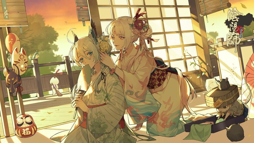 手机 网页游戏综合讨论 阴阳师 [外服情报速递]插画"花火之夕" 紧那罗