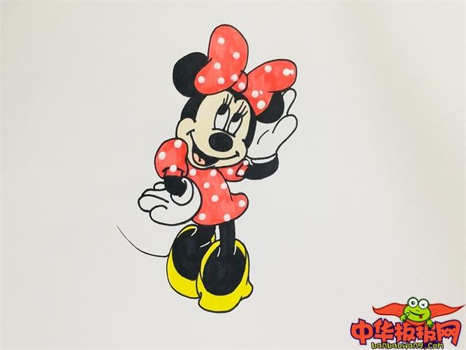 米妮简笔画步骤