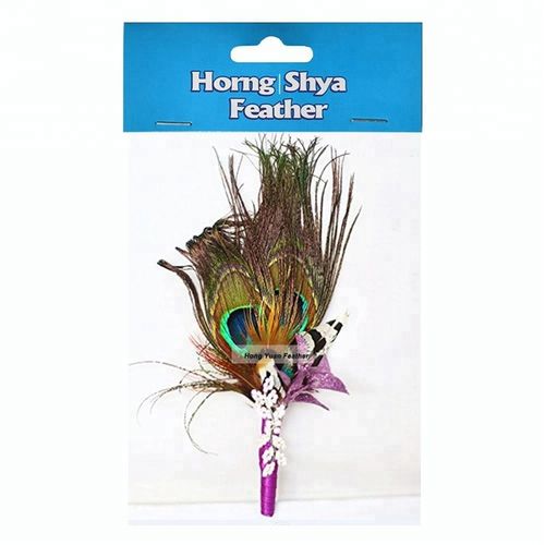 peacock feather ribbon