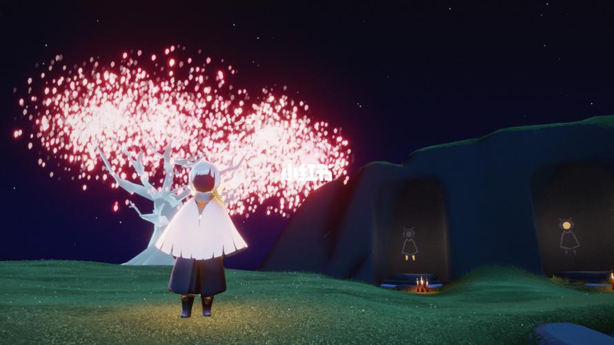 光遇樱花树 超美～_光遇_ios_sky光遇_游戏_手机游戏