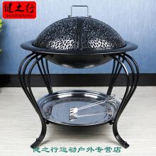 室内炭炉火盆取暖家用烧烤架无烟碳烤炉子木炭碳火炉火盆架炭火炉