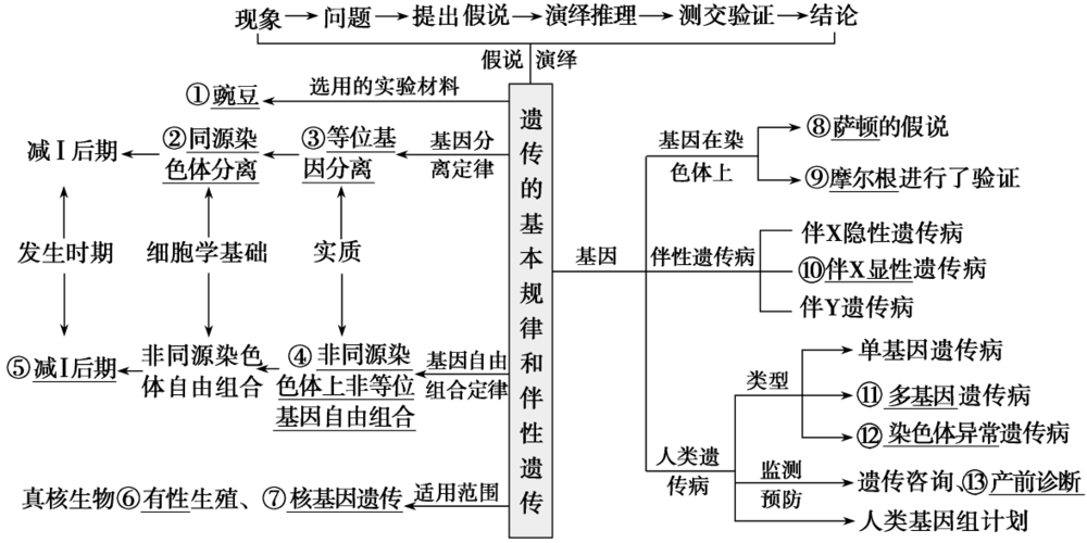 2019届高考生物二轮复习专题7:遗传的基本规律和人类遗传病(含答案)
