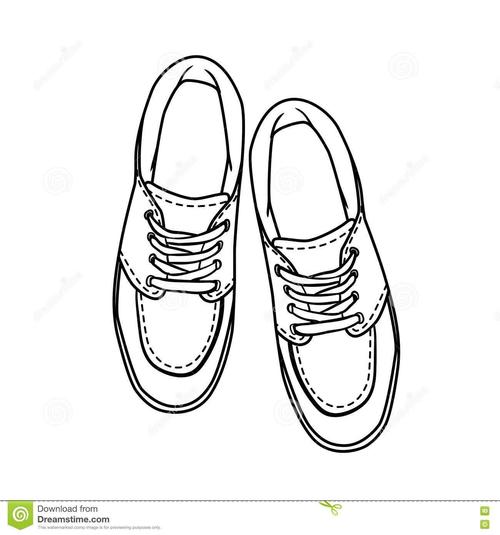 卡通运动鞋简笔画 (第1页)