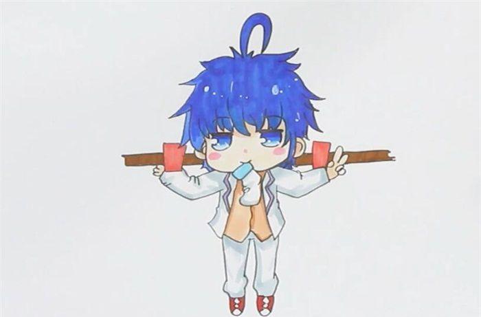 霍雨浩q版简笔画