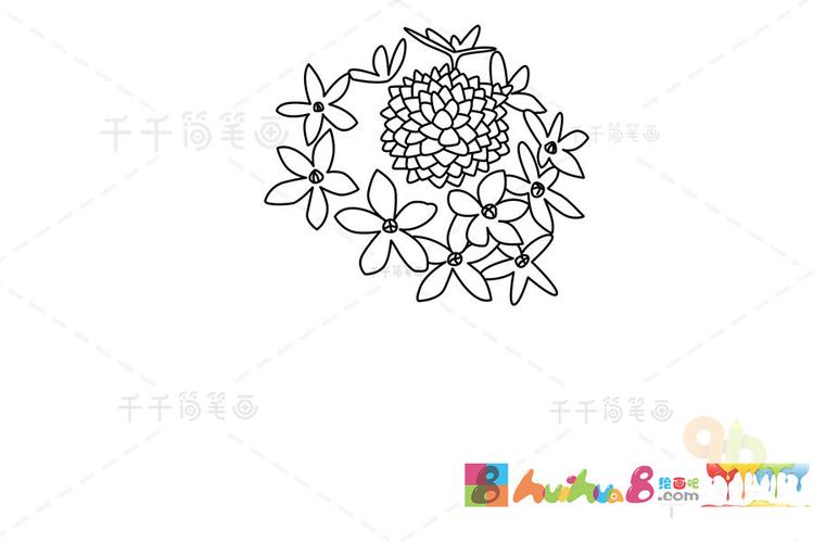 珍珠菜简笔画画法