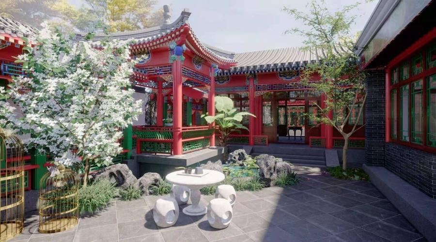 北京二环内 东直门 簋街精装四合院
