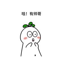 哇!有帅哥表情包