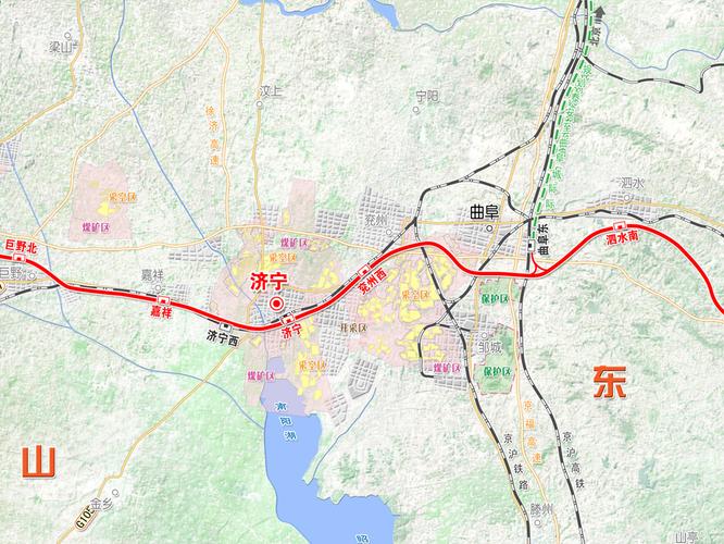 济宁新建高铁设6站 济宁北站在二十里铺北侧