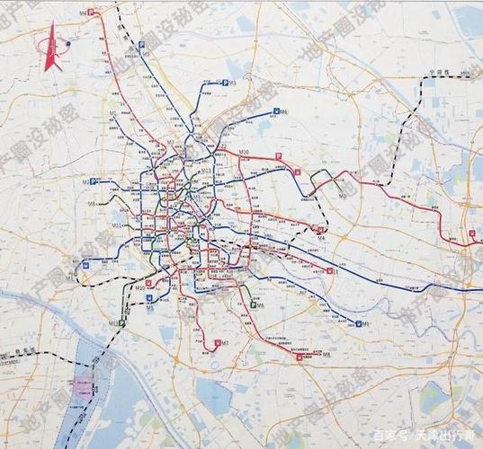 2020版天津地铁规划出炉,看看哪里将有地铁