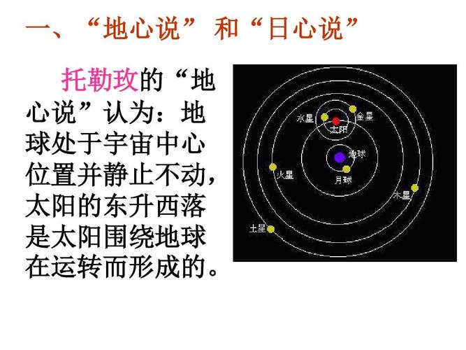 27地球的运动1ppt 一,"地心说" 和"日心说" 托勒玫的"地 心说"认为:地