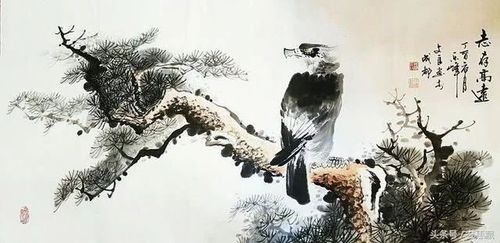艺惠藏签约画家潘文良国画作品-鹰_【快资讯】