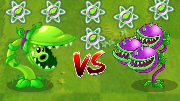 植物大战僵尸:大嘴花pk冰雕小鬼僵尸