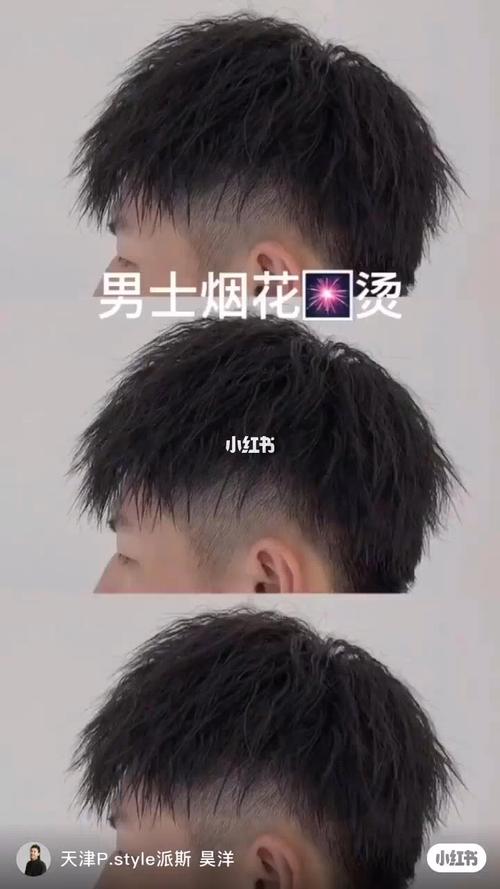 天津烫发 最火烫发烟花烫.男生短碎盖发型_发型_烫发