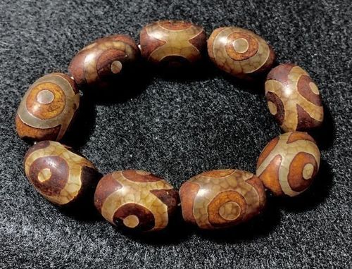 【premio fortuna】火焔天眼石 チベット密教由来の天眼石 アゲートブ