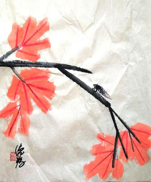 有趣的水墨 一一 写意花鸟小品欣赏