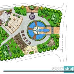 广场设计平面图