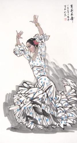 中国当代新写意人物代表人物画家--董跃亭