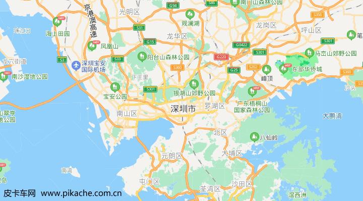 《深圳货车限行最全区域图!