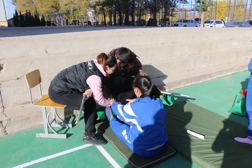 通榆县第四中学迎接国家教育部学生体质健康测试