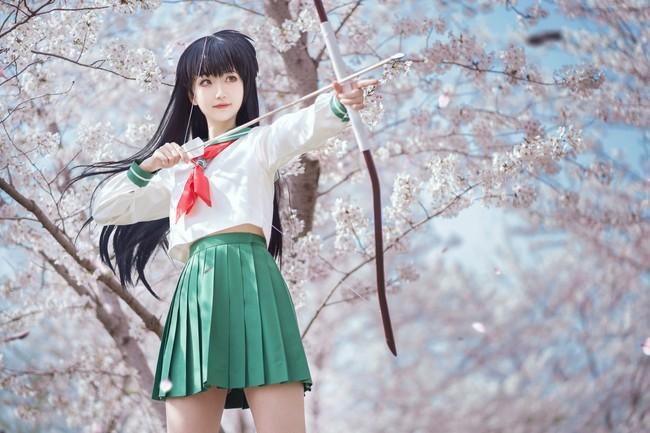 戈薇cos:犬夜叉,给我坐下!