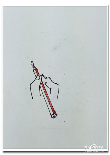 怎样画简笔画"用铅笔写字"?