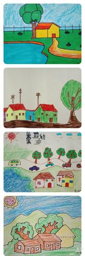 我的家乡最美丽——灵楠幼儿园迎国庆美术作品展