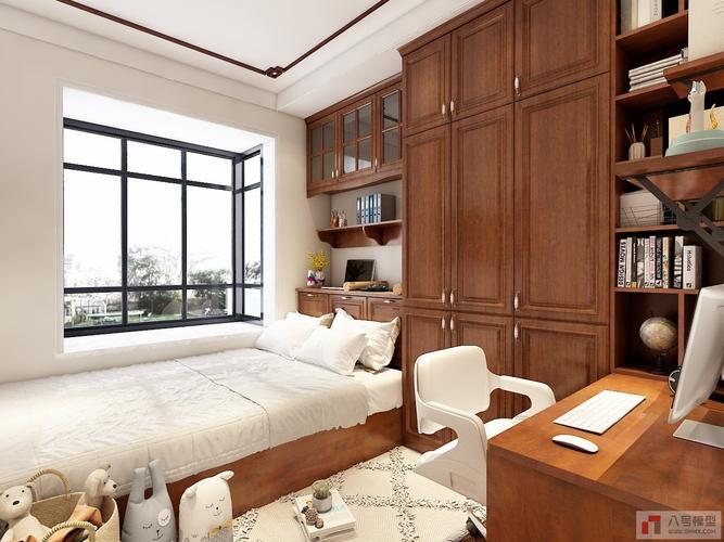 本案例的客卧装修效果图